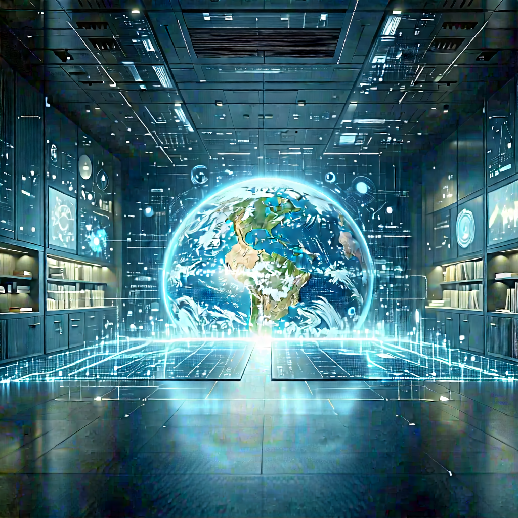Educational Technology In Research Center With Image, There