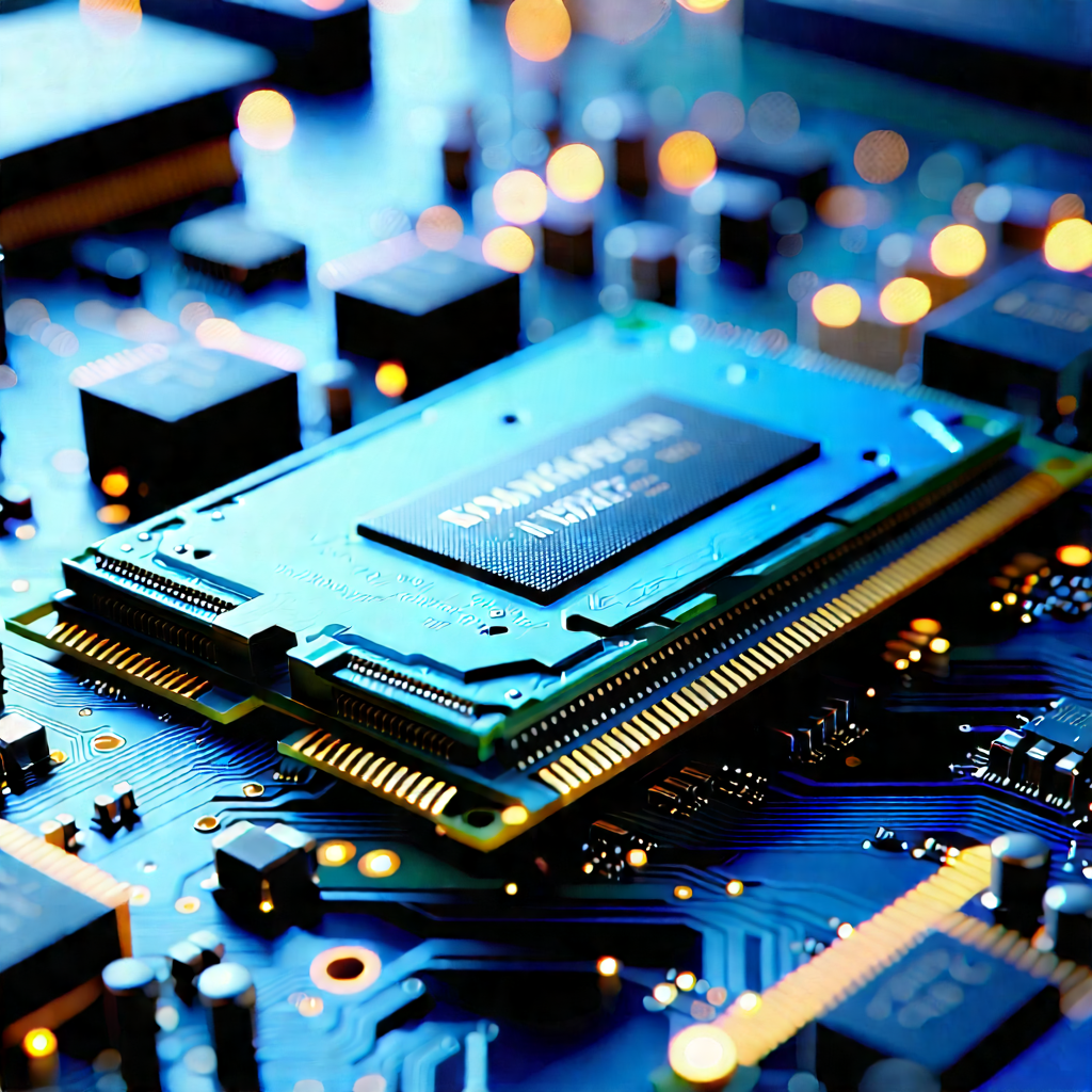 Close-up of memory module