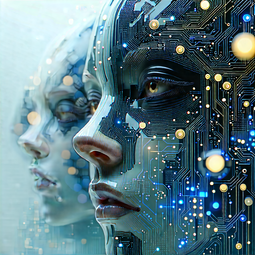 Artificial Intelligence Visualization With Image, There