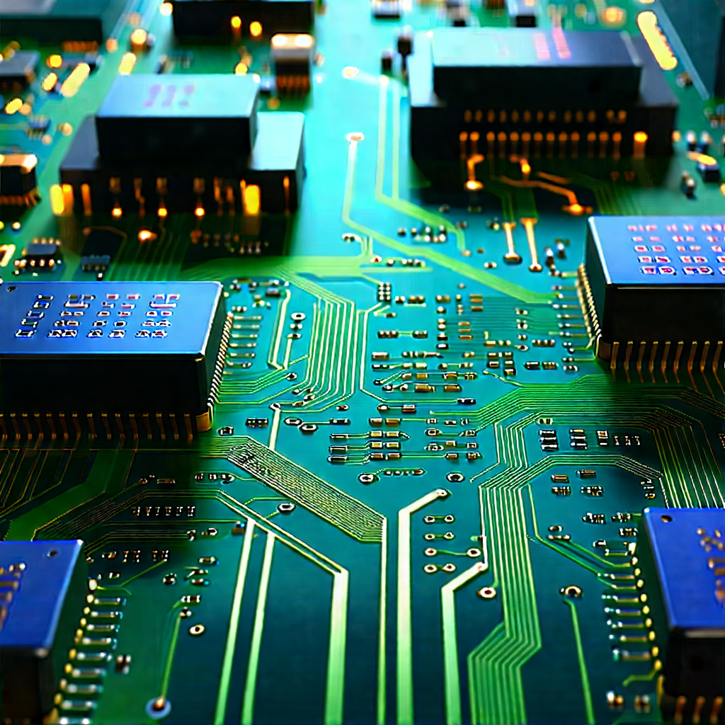 Circuit board with data streams