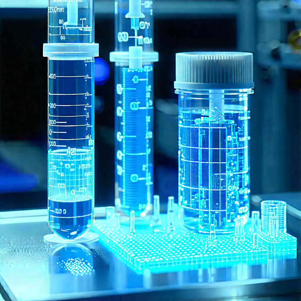 Healthcare Technology In (modern:1.37) Laboratory With Group Three