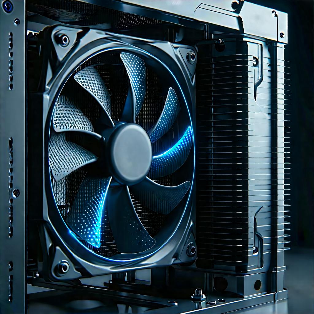 Close-up of cooling system