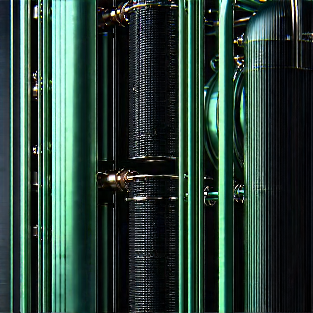 Close-up of cooling system