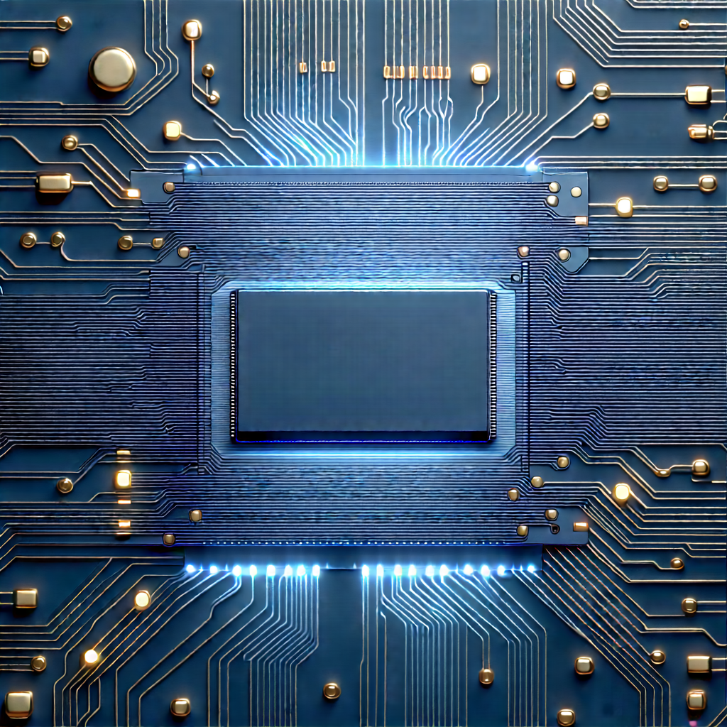 Close-up of electronic circuit