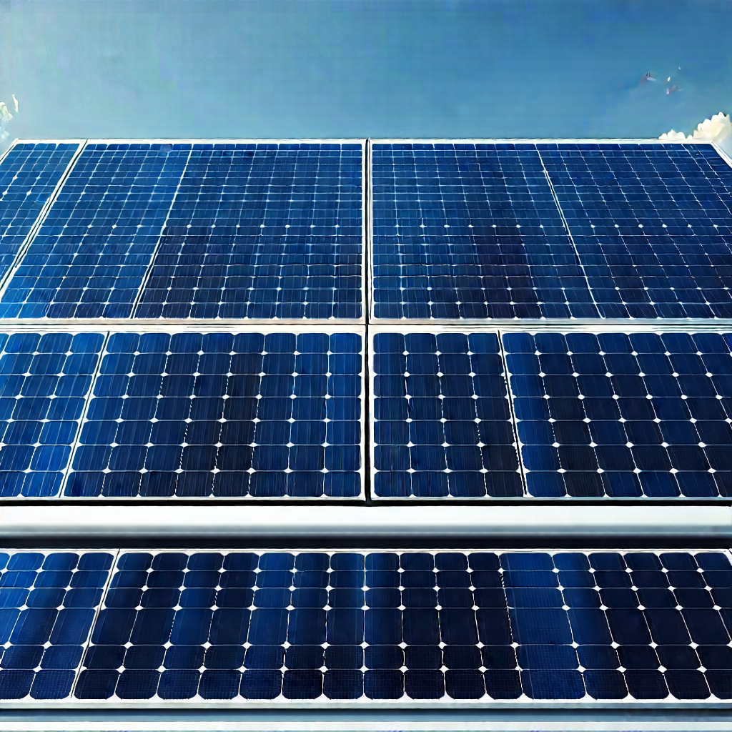 Solar Panel With Laser Scanning With Large Solar