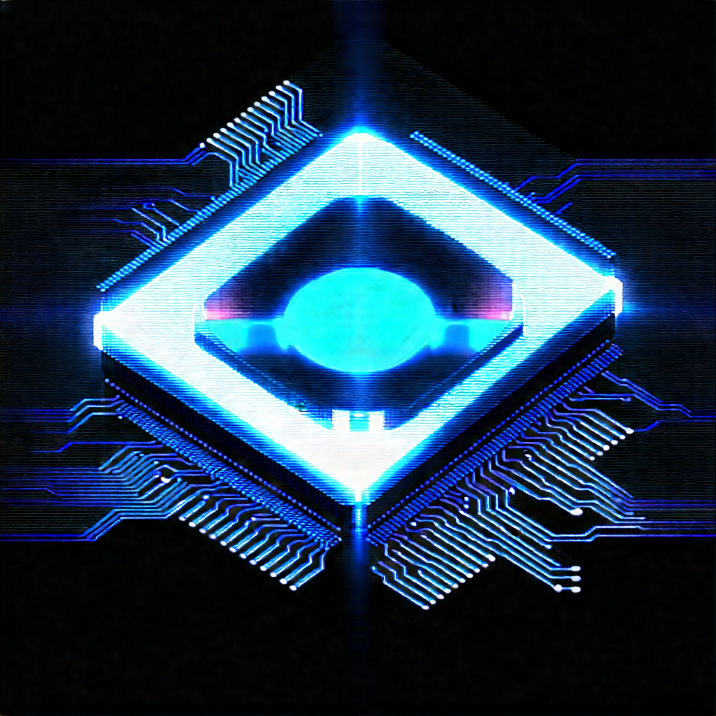 Microchip with laser scanning