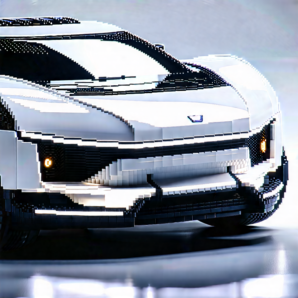 Innovative Electric Vehicle (design:1.2) With White Sports