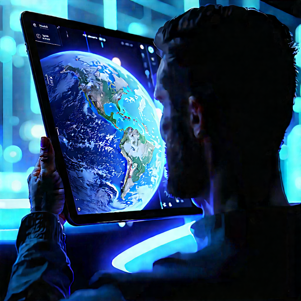 Tablet with streaming content