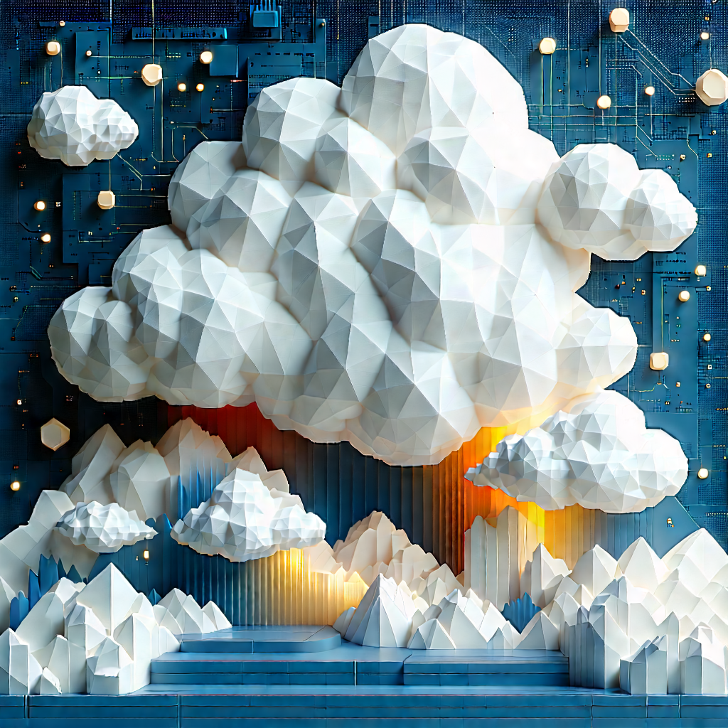 Cloud Computing Visualization With Image, There