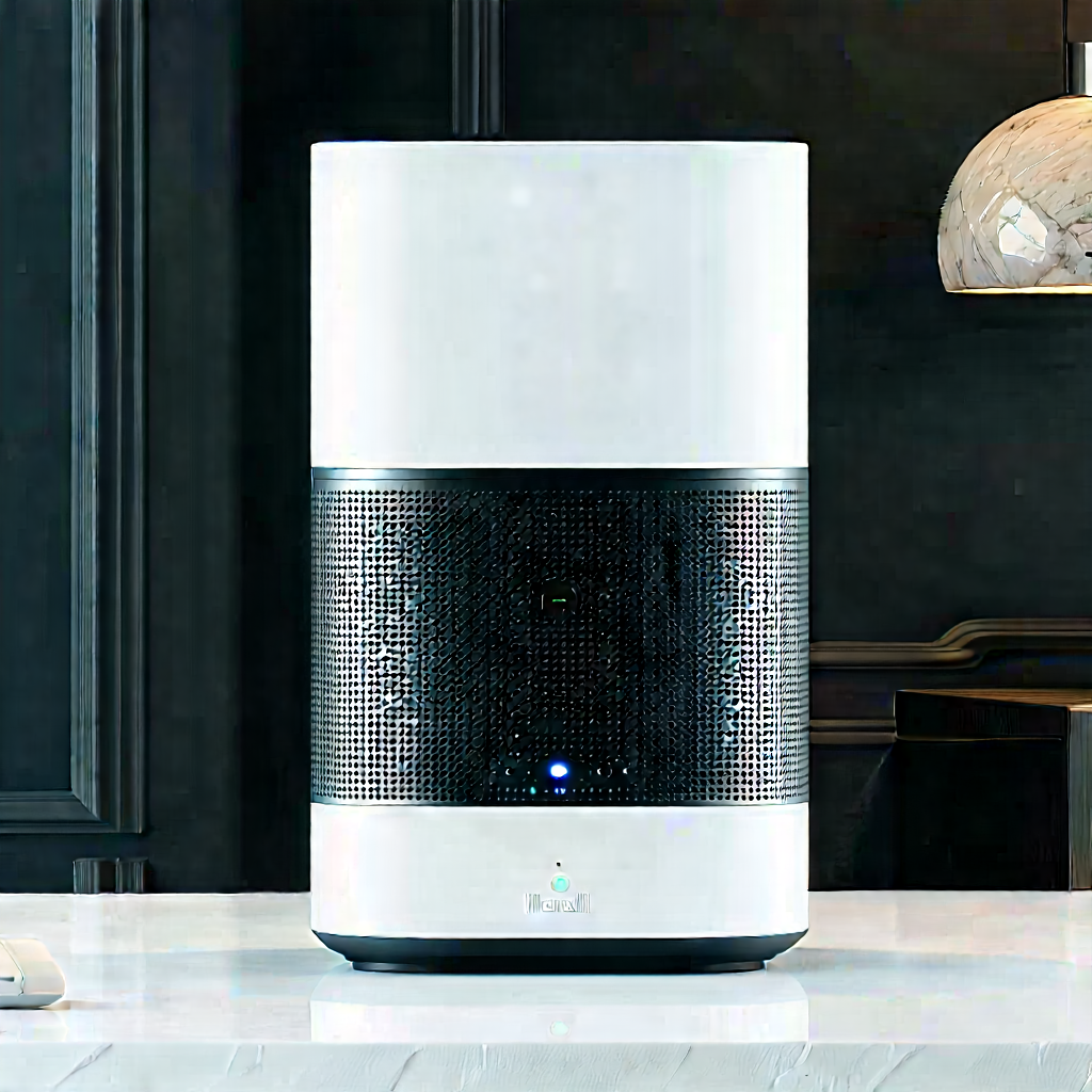 Smart Home (device:1.31) With Digital Artwork With White Black
