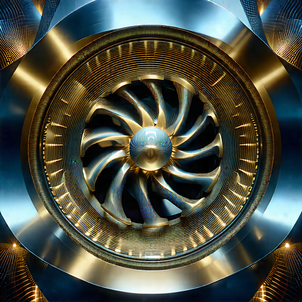 Close-up of cooling system