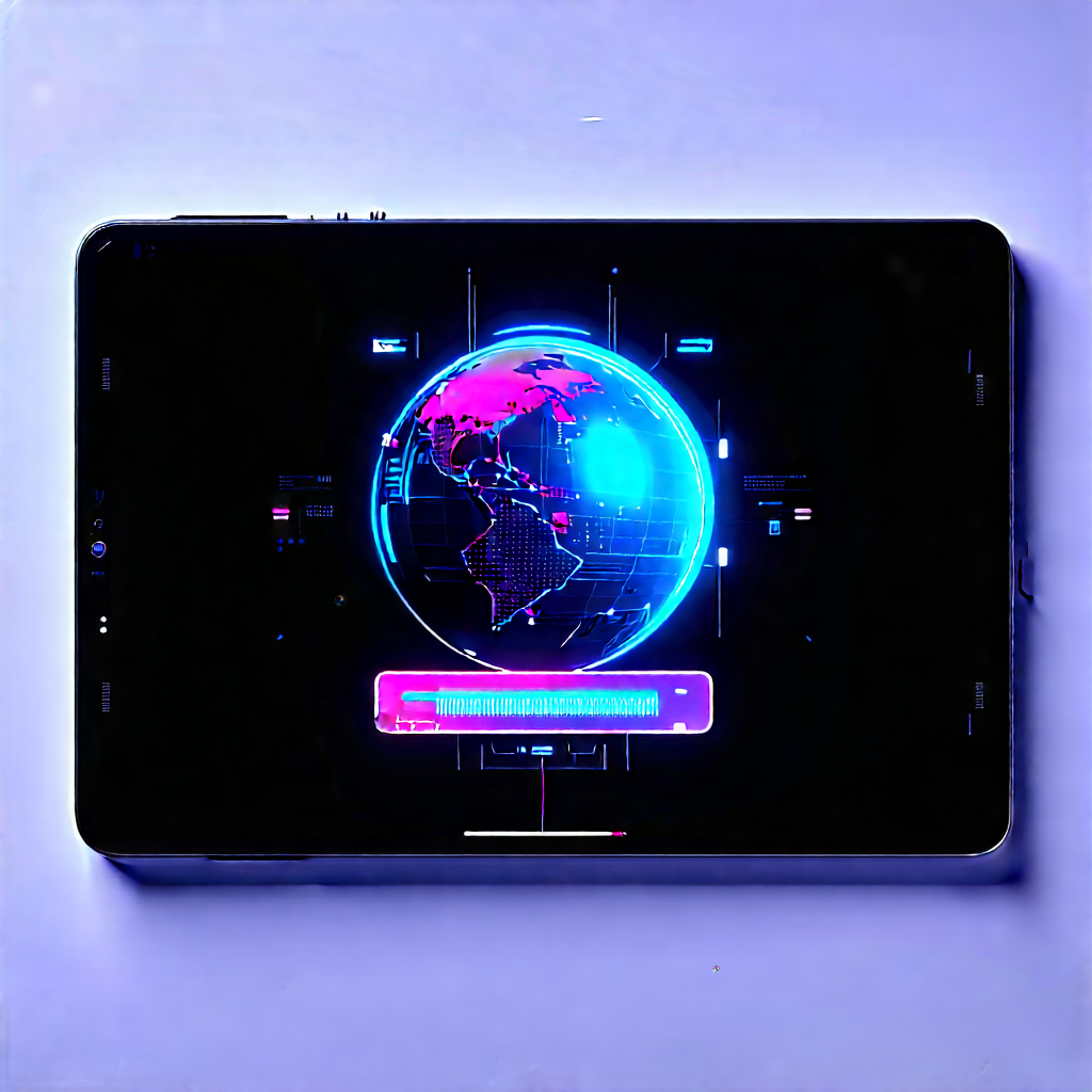 Tablet with streaming content
