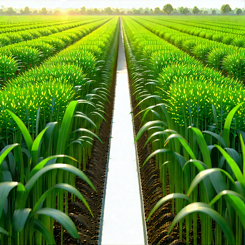 Agricultural technology in research center