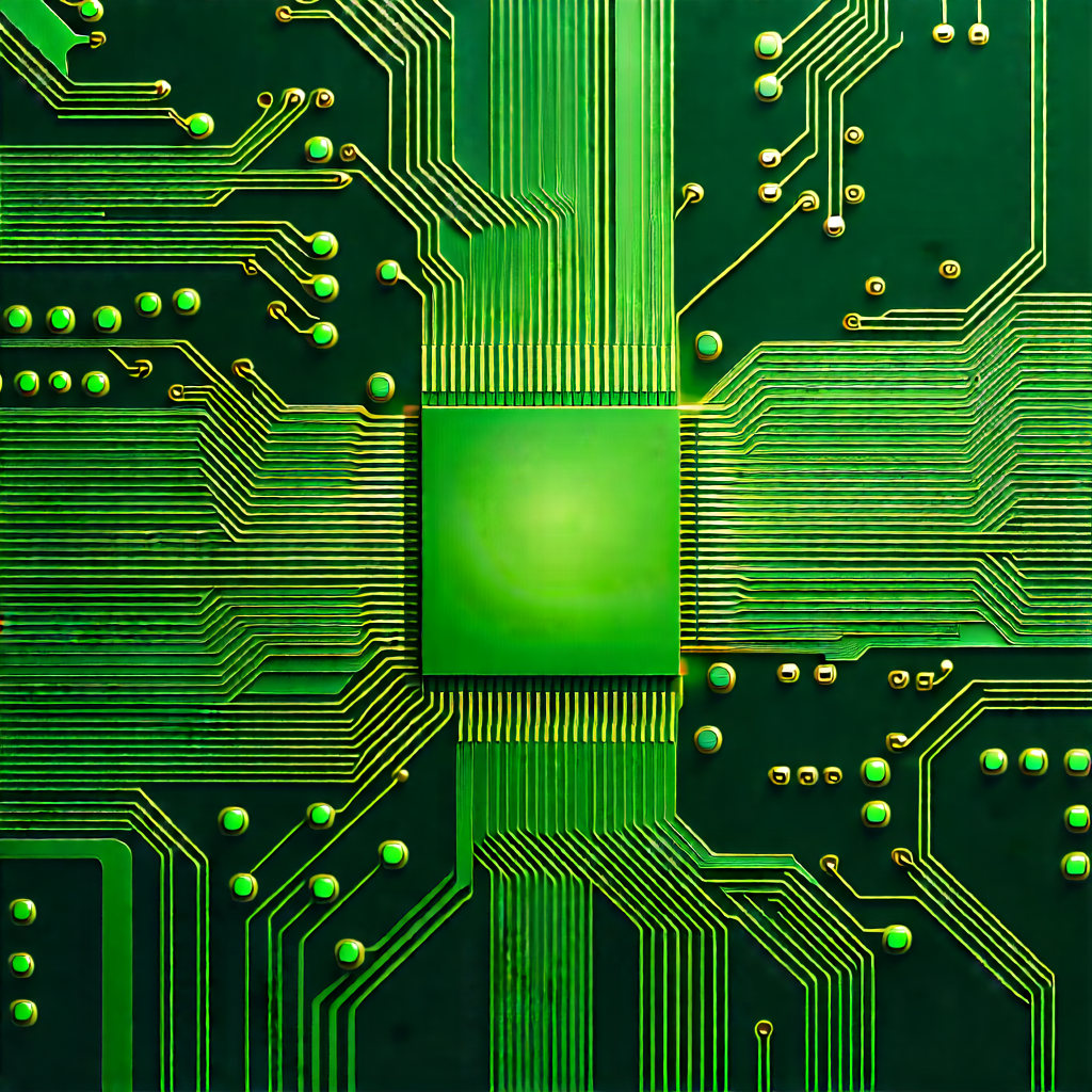 Close-up of electronic circuit