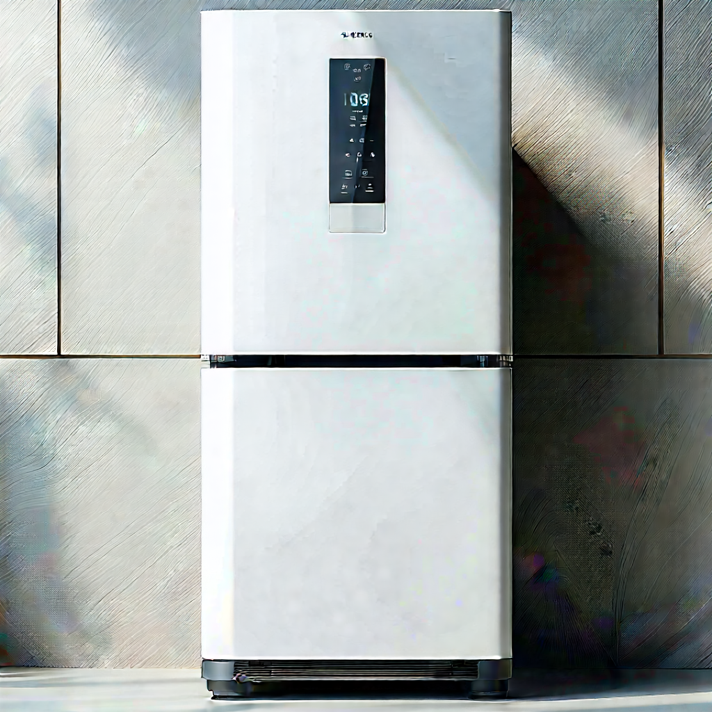 Innovative Smart Appliance Design With White Refrigerator