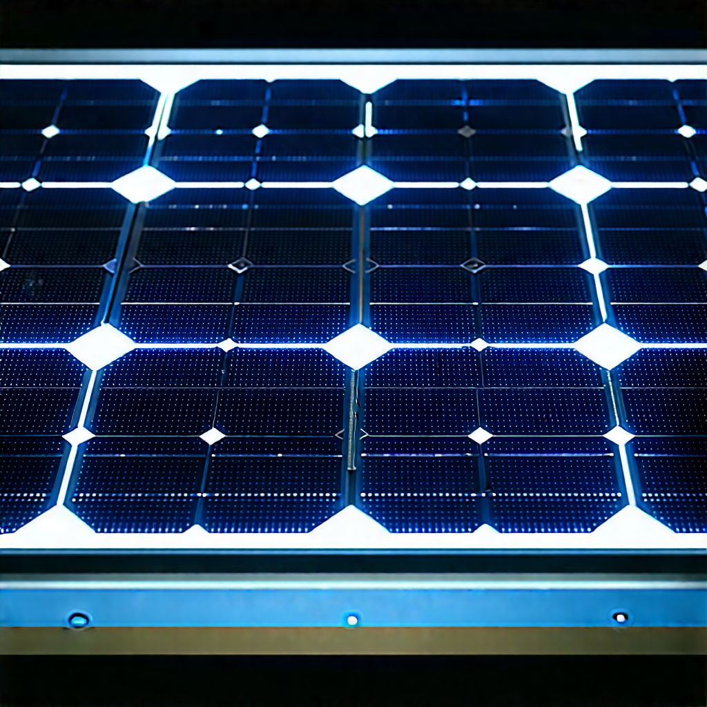 Solar Panel With Holographic Projection With Large Solar