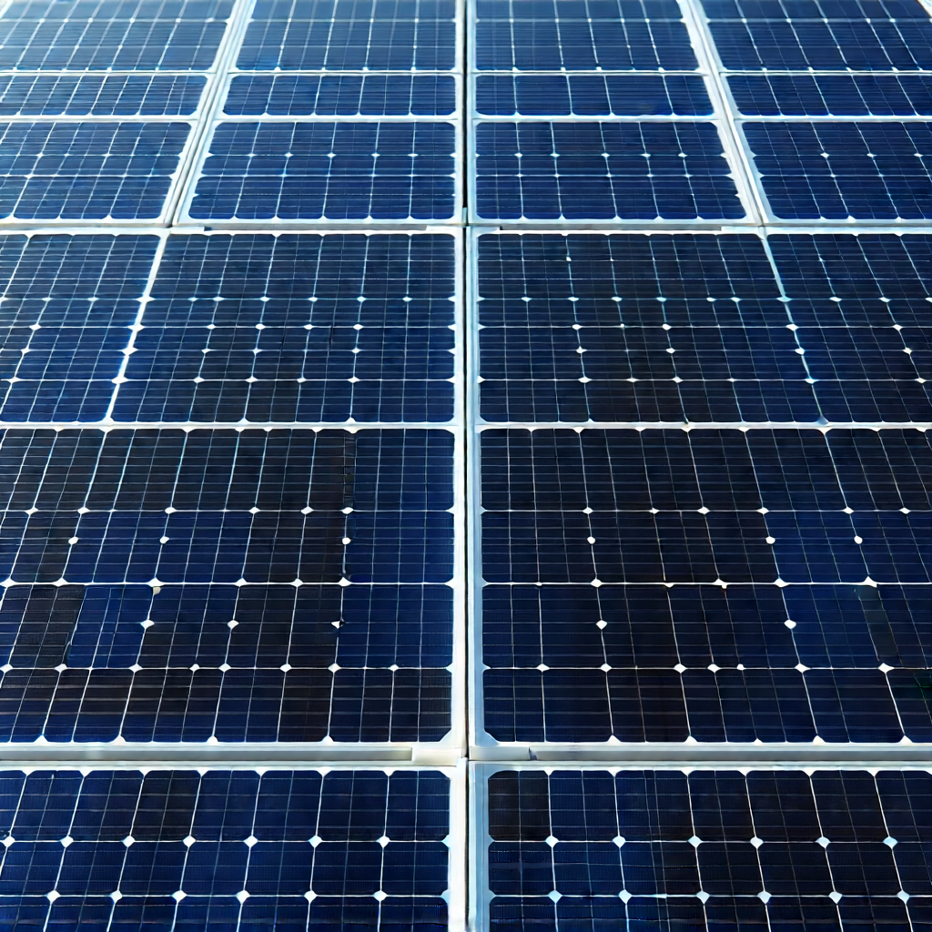 Solar Panel With Laser Scanning With Large Solar