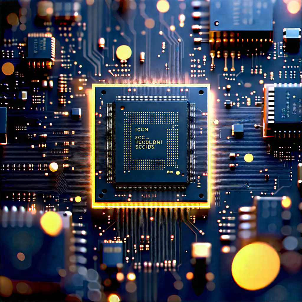 Microchip with digital particles