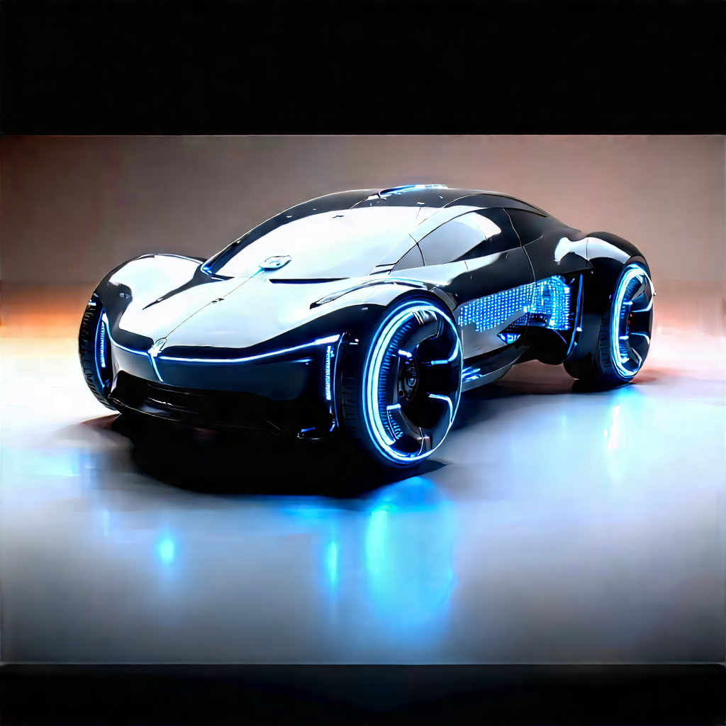 Innovative Electric Vehicle Design With Futuristic Sleek