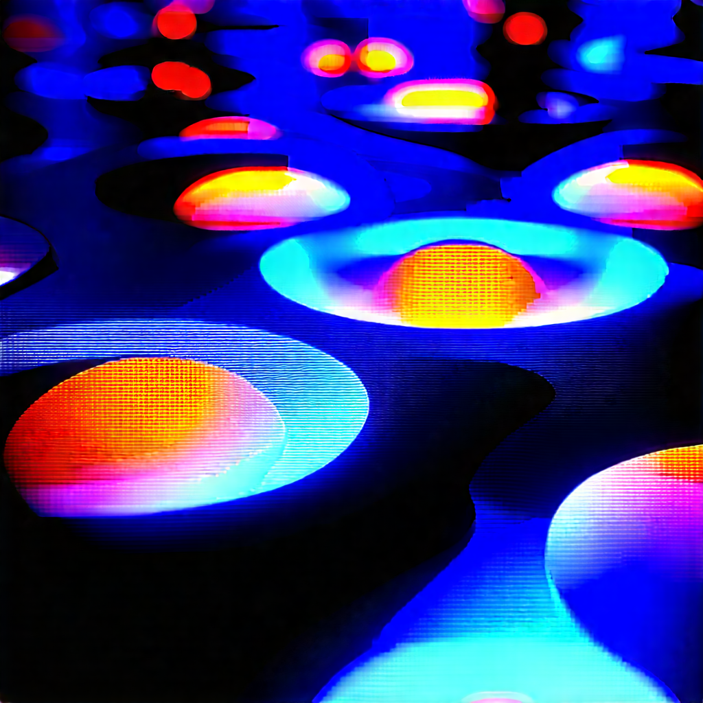 Close-up of sensor array