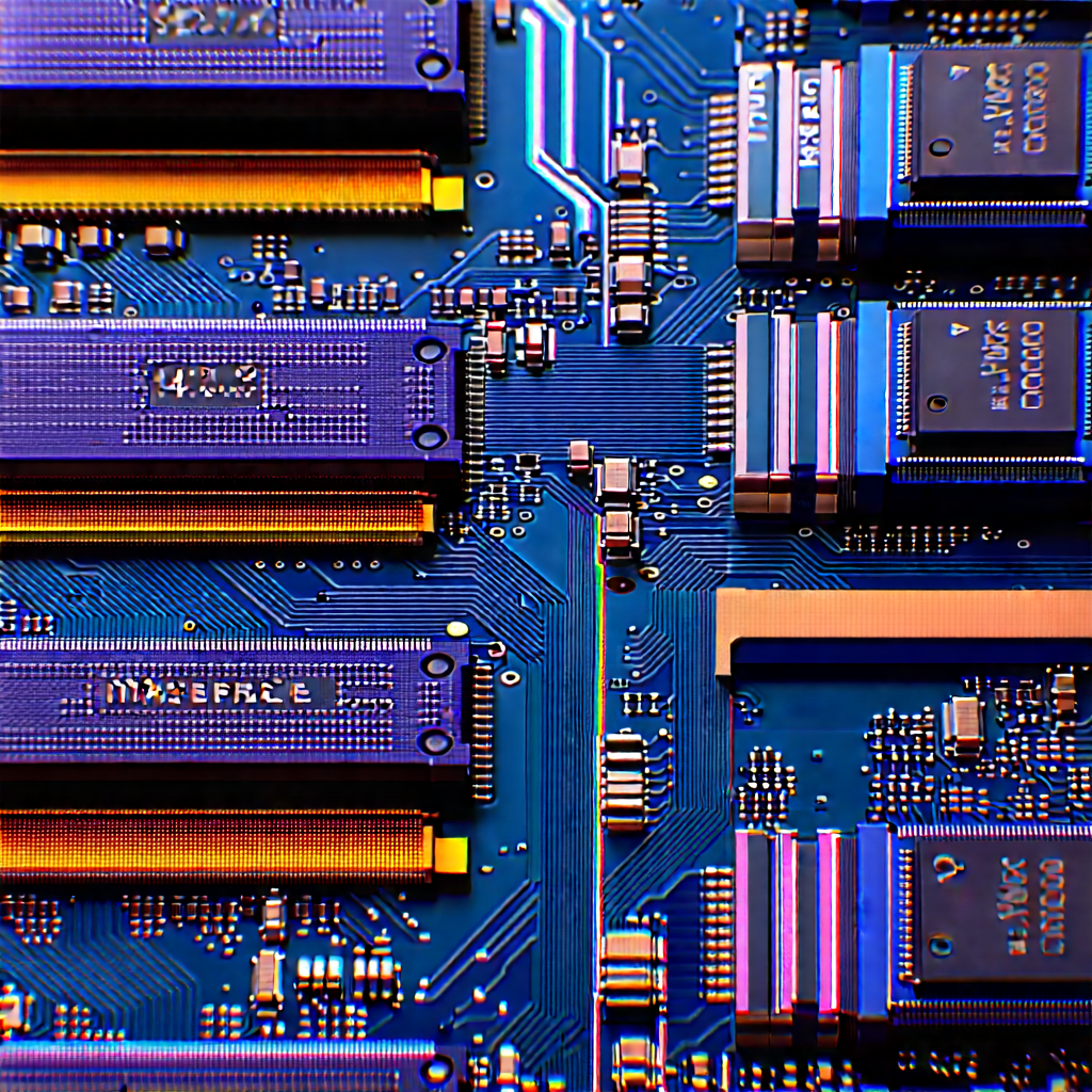 Close-up of memory module