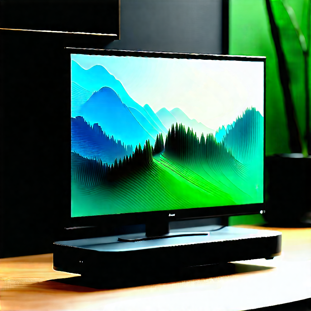 Smart Home (device:1.22) With Streaming Content With Flat Screen