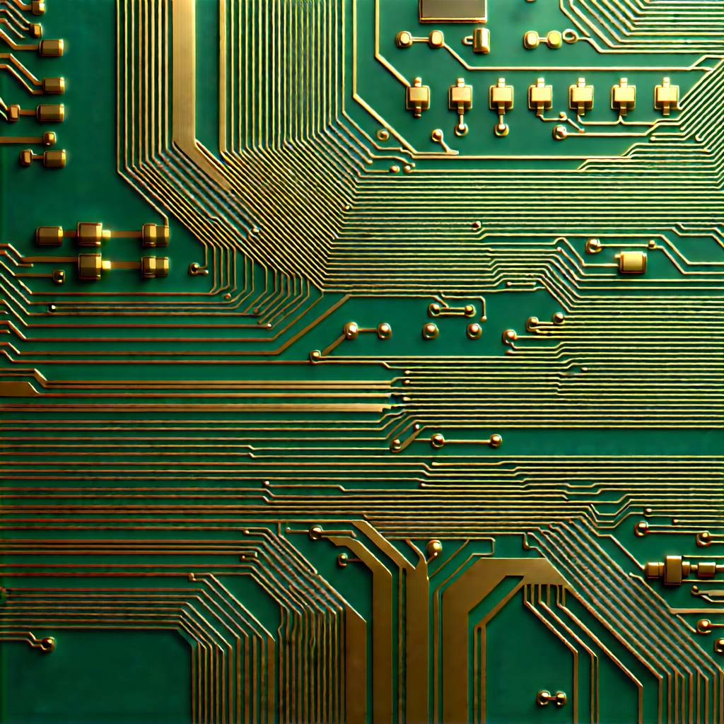 Close-up of electronic circuit