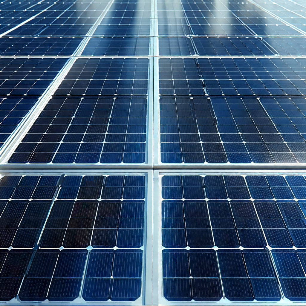 Solar Panel With Laser Scanning With Large Solar