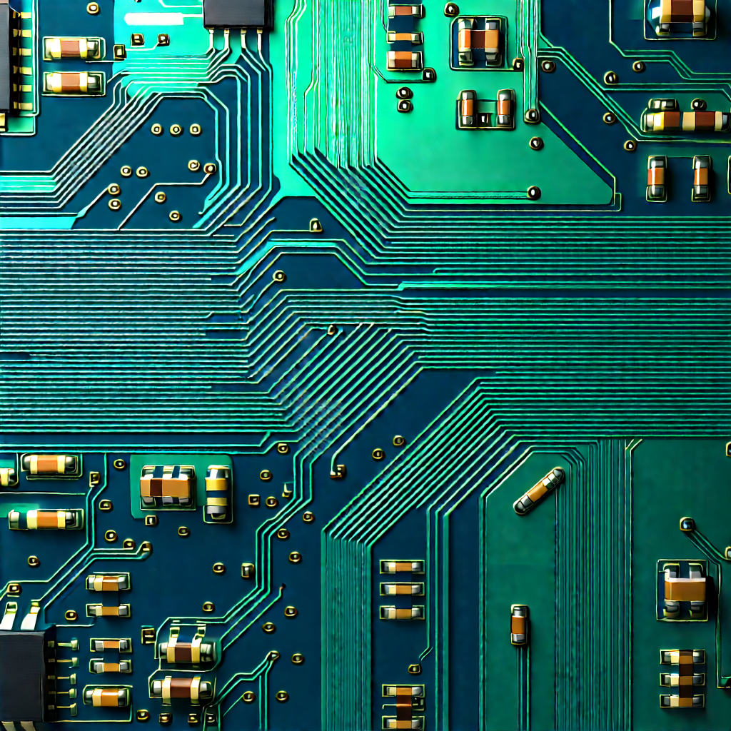 Close-up of electronic circuit