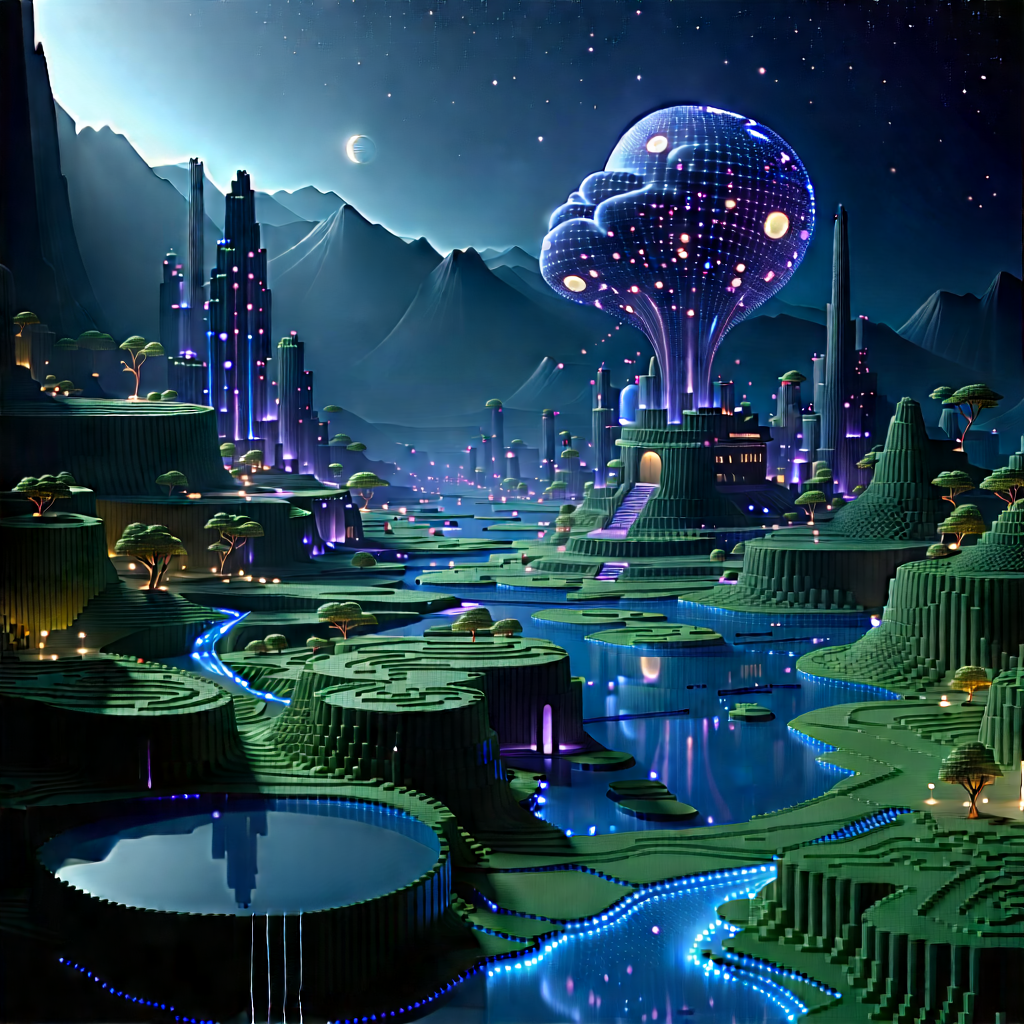 Machine Learning Visualization With Digital Artwork