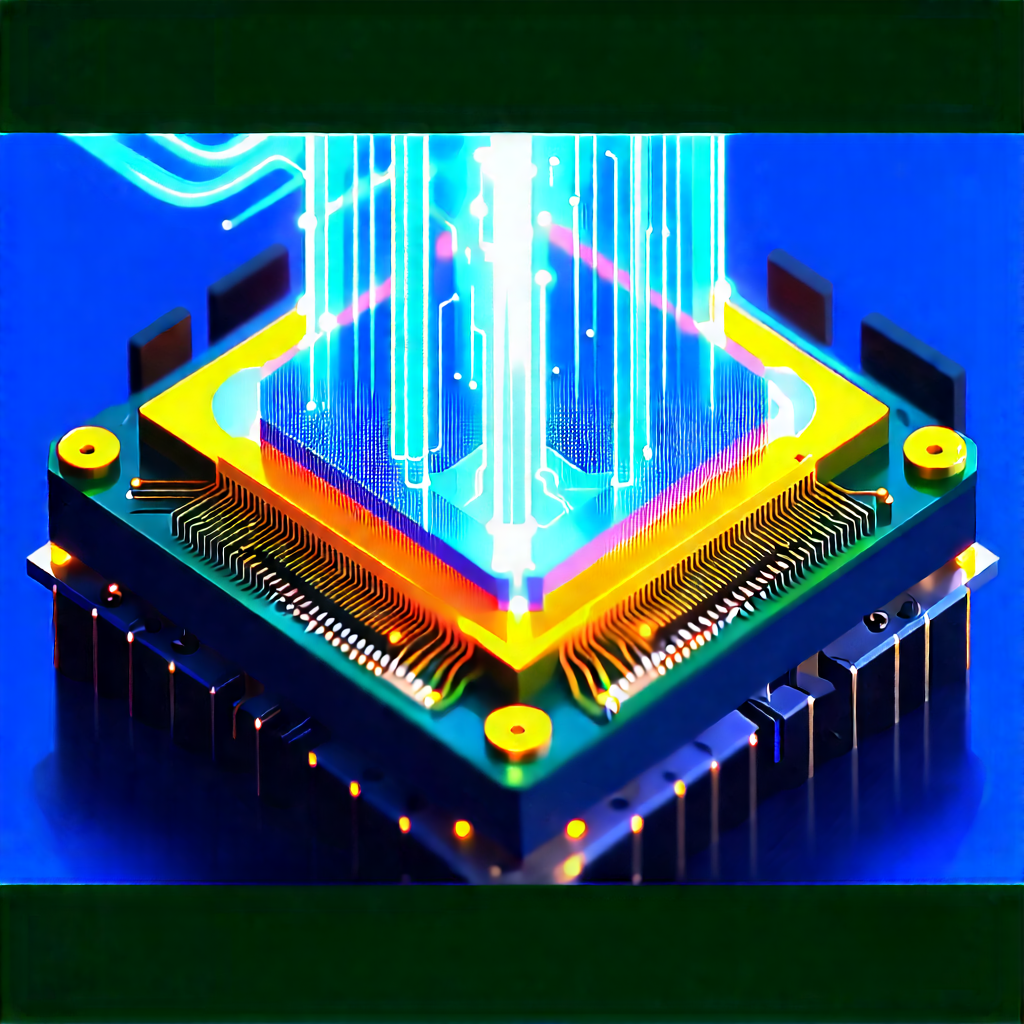 Quantum computer with data streams