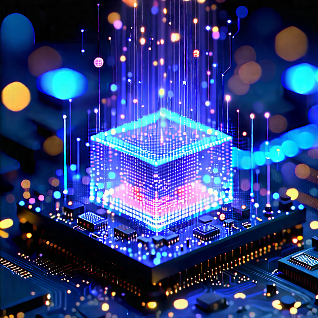 Quantum computer with data streams