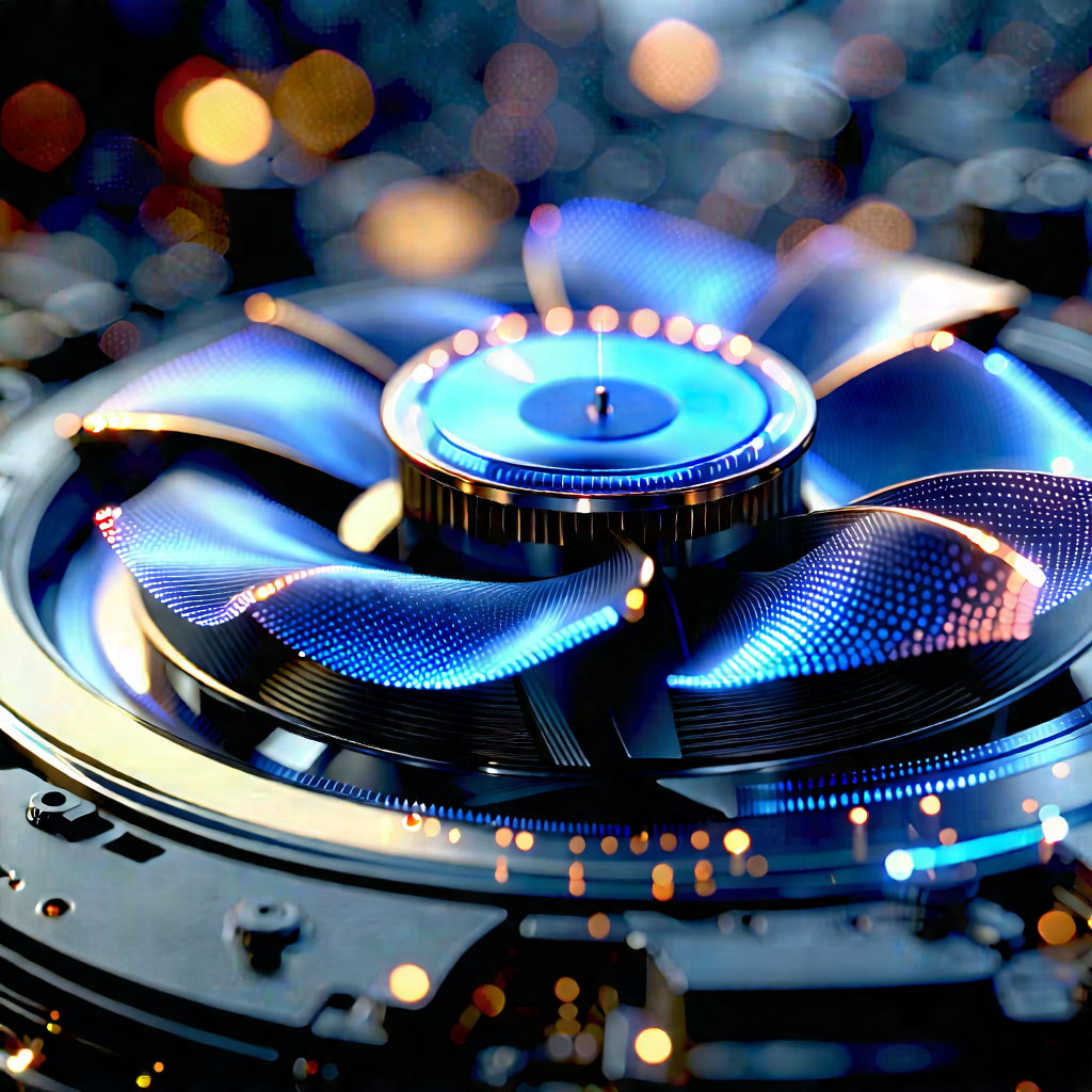 Close-up of cooling system