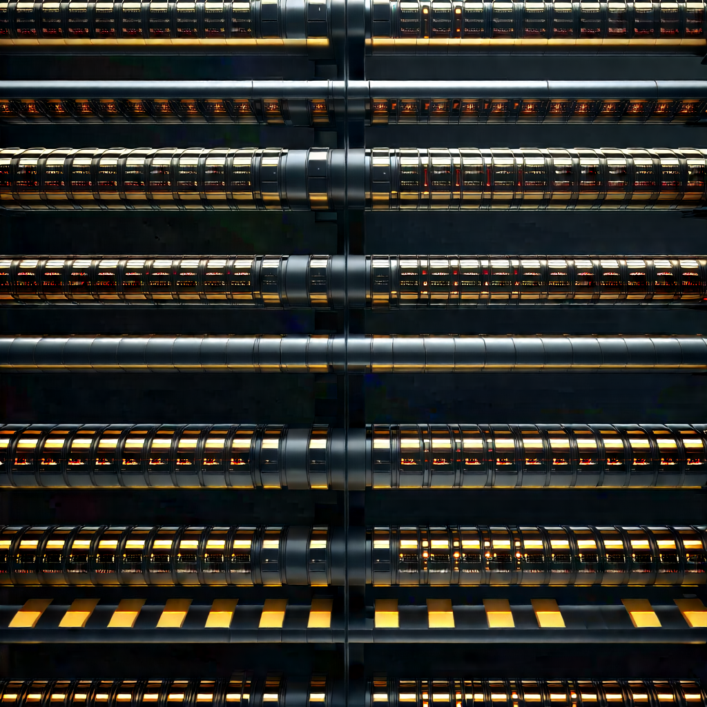 Close-up of sensor array