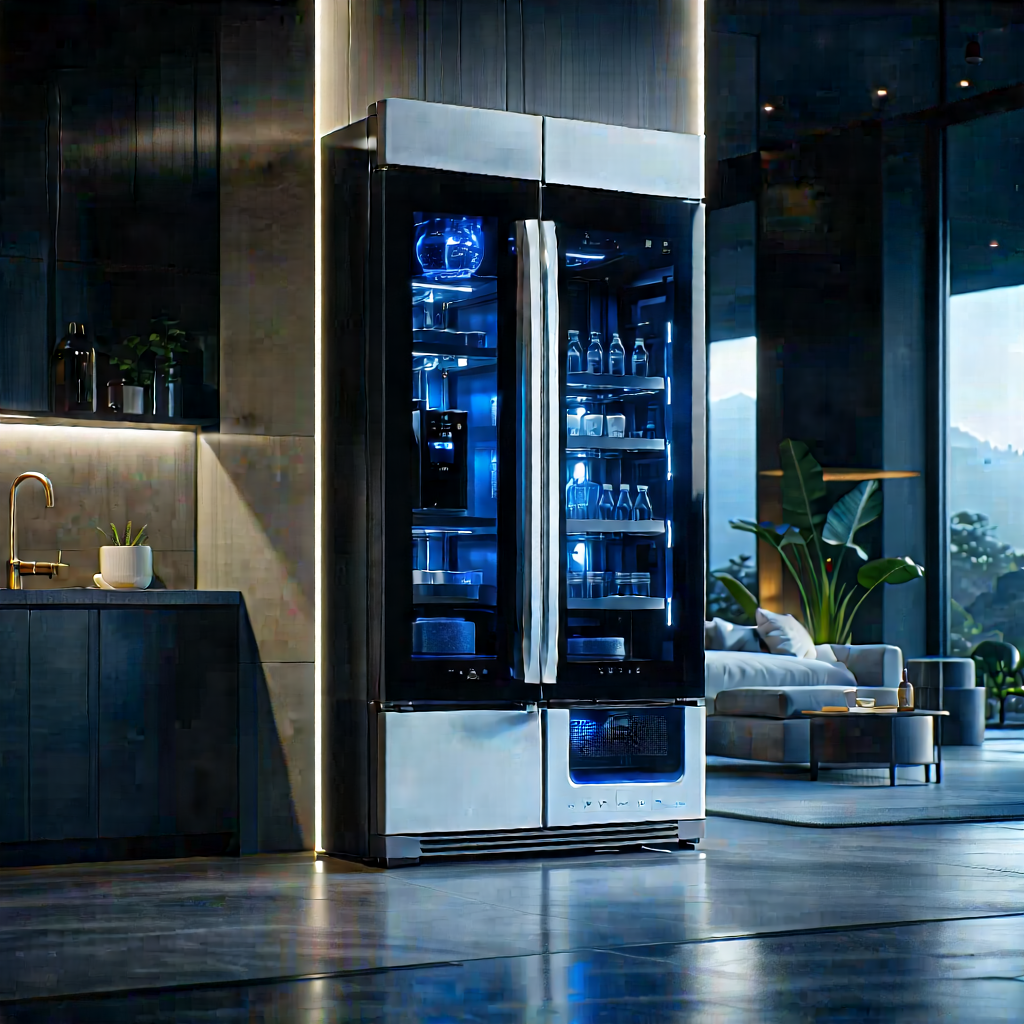 Innovative Smart Appliance (design:1.45) With Large, Modern