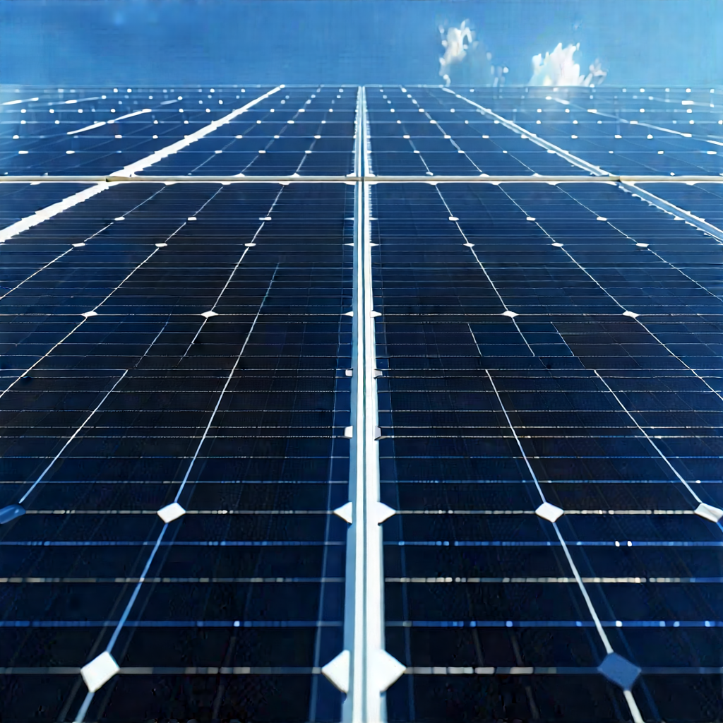 Solar panel with laser scanning