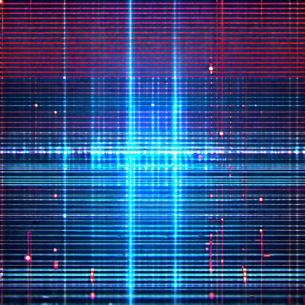 Close-up of sensor array
