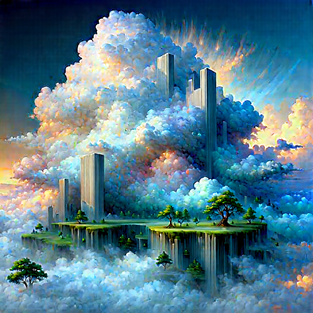 Cloud Computing Visualization With Image, There