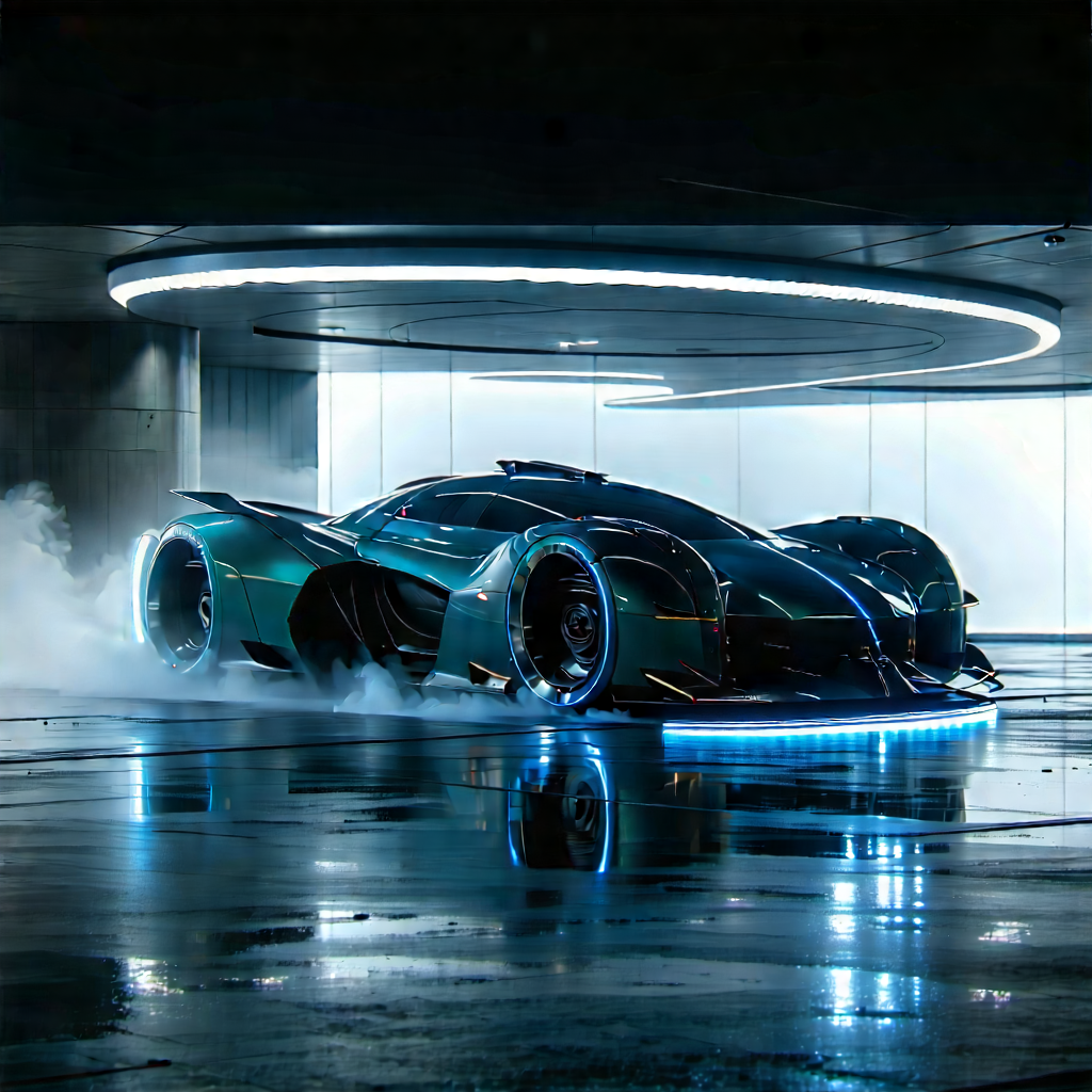 Automotive Technology In Research Center With Image, There