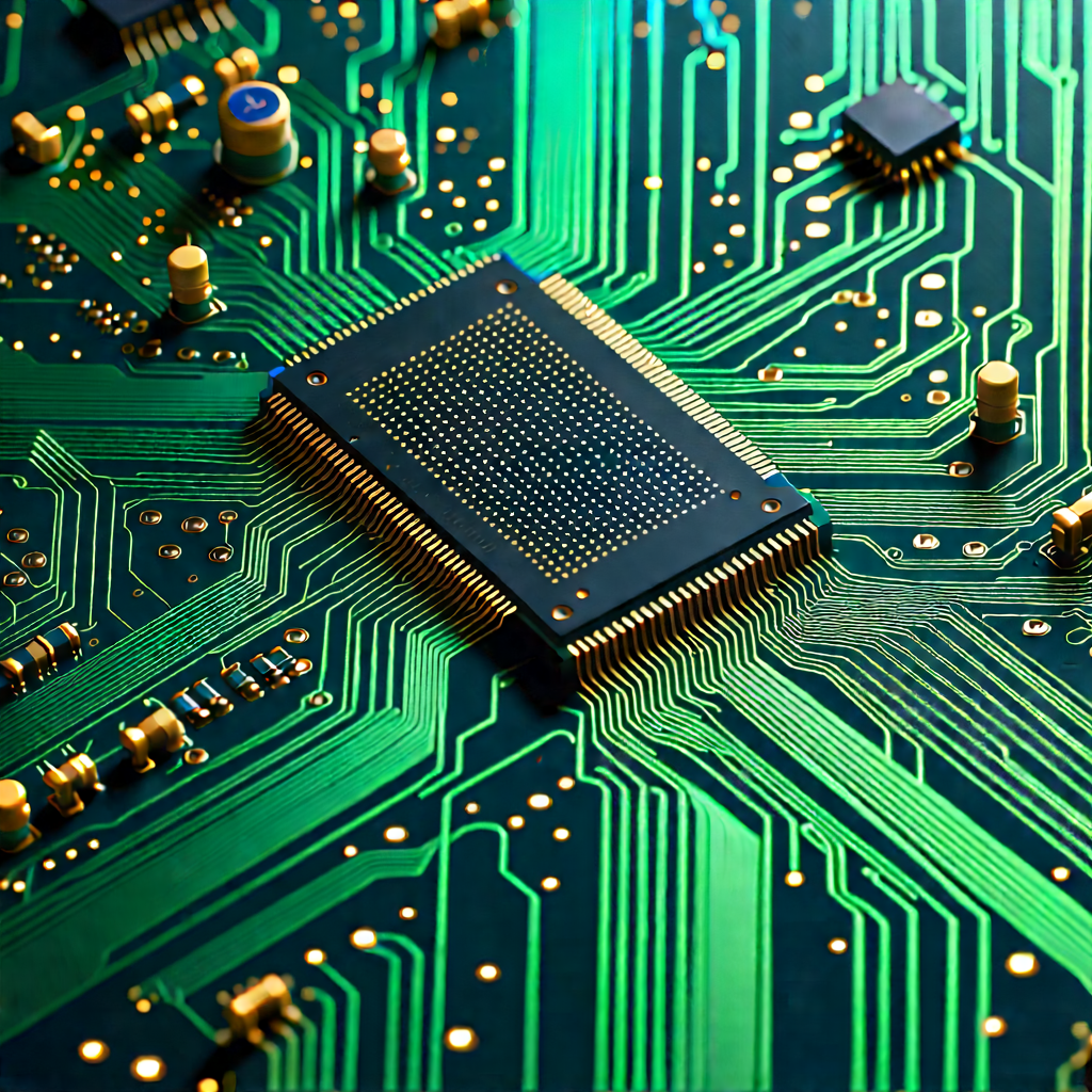 Circuit board with data streams