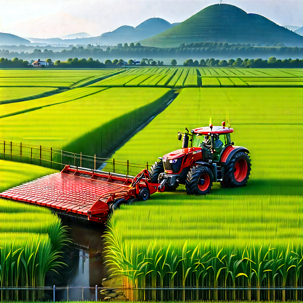 Agricultural Technology In Field Deployment With Large Tractor