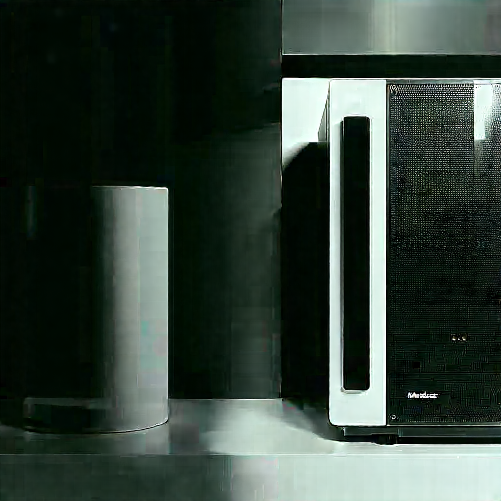 Innovative Smart Appliance Design With Black White