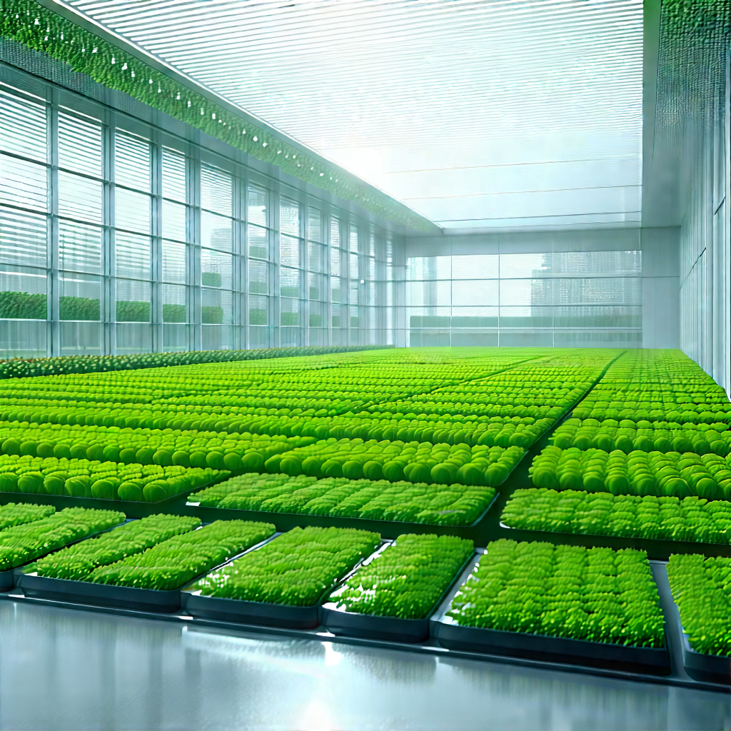 Agricultural technology in research center