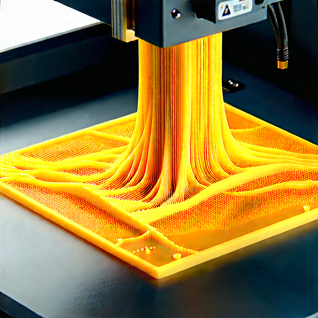 3d printer with data streams