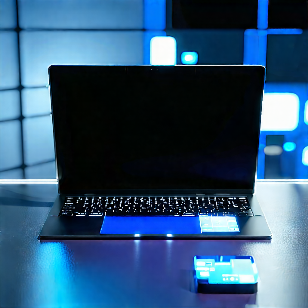 Laptop With User Interface With Laptop Computer