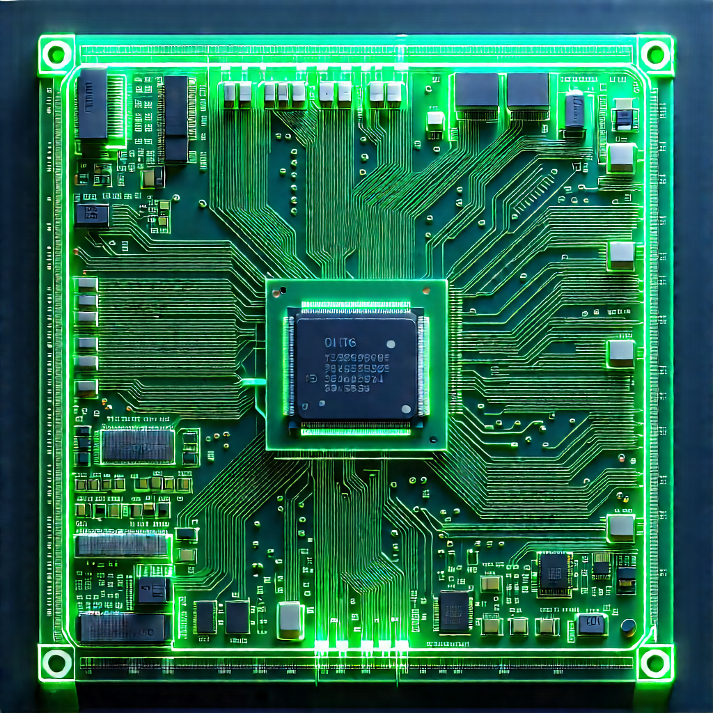 Circuit board with laser scanning