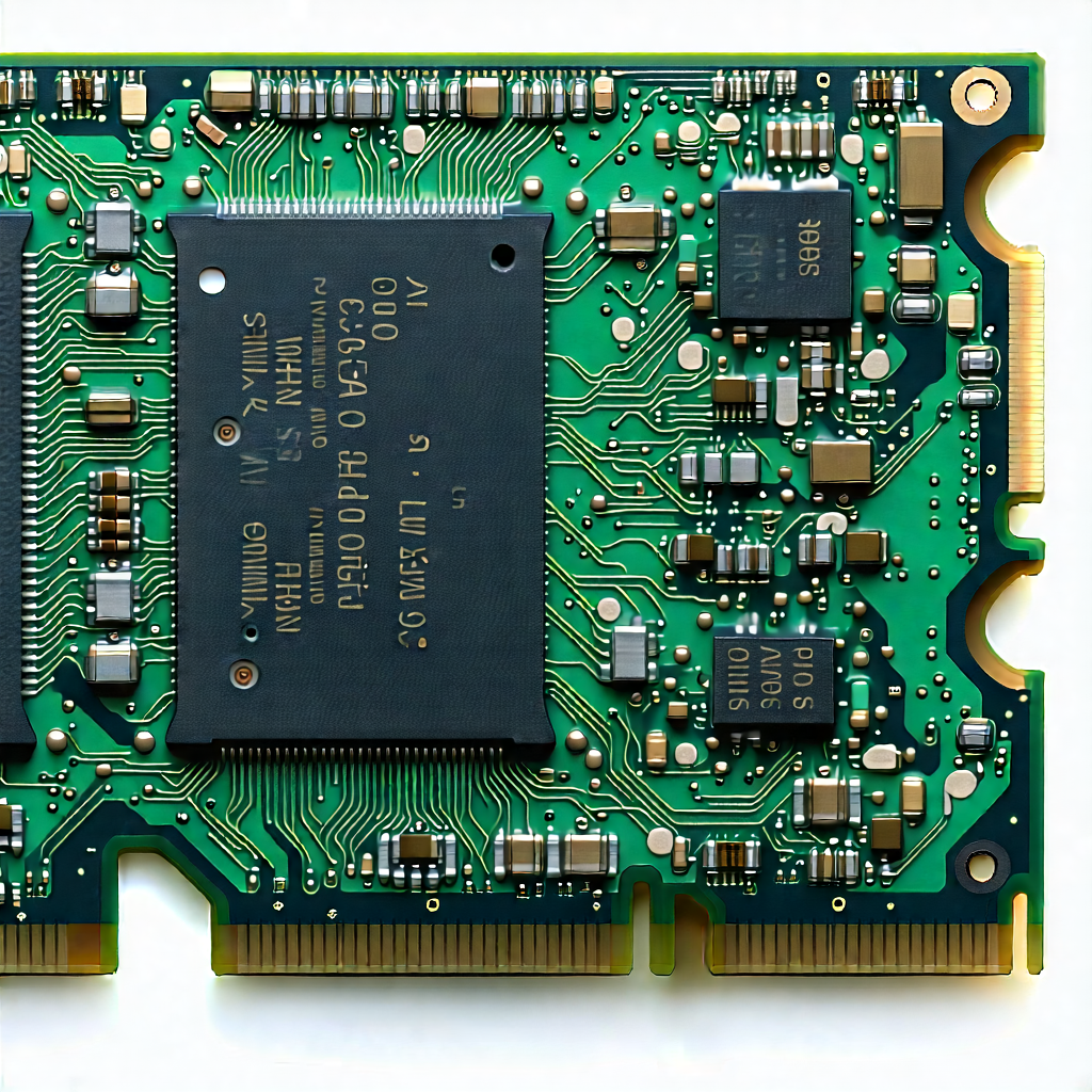 Close-up of memory module