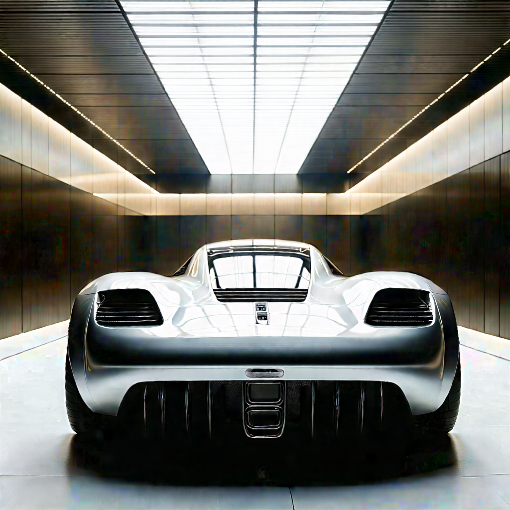 Automotive Technology In Tech Office With Silver Sports