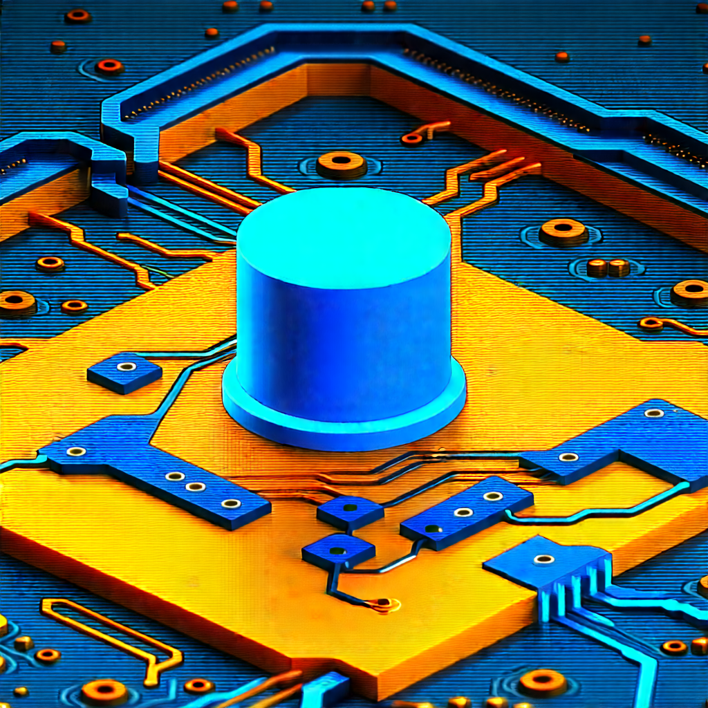 Close-up of electronic circuit