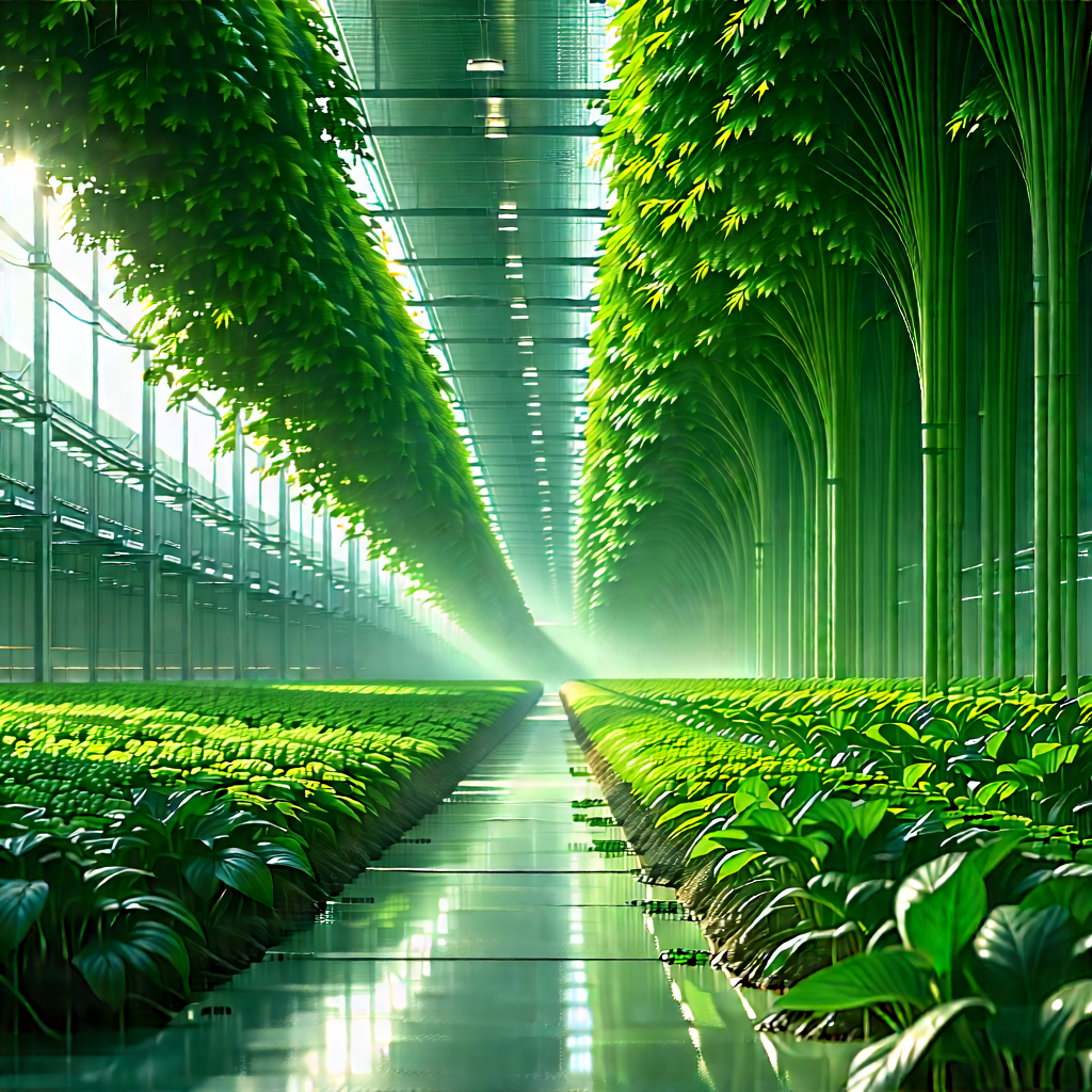 Agricultural Technology In Manufacturing Facility With Image, There